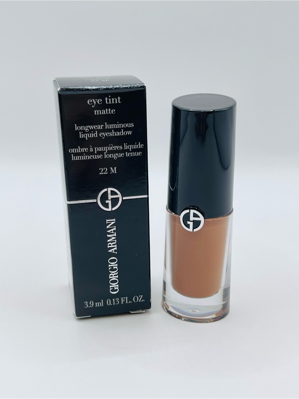 Giorgio Armani Matte Eye Tint Liquid Eyeshadow - 22M Cashew Warm Tan - BNIB